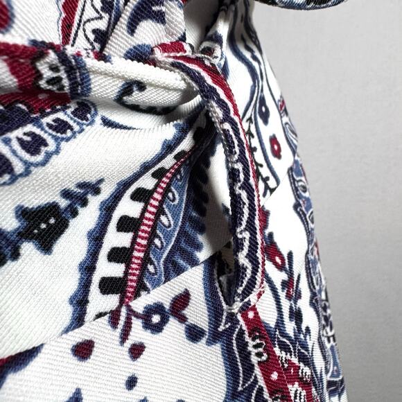 Collections etc Women's Paisley Light Jacket Belted Cozy Boho Size Medium - Picture 6 of 7